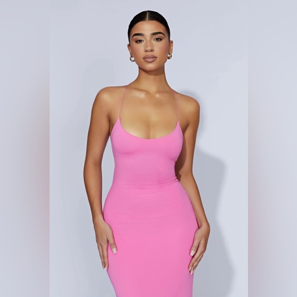 Meshki Sabine dress PURPLE - Picture 3 of 5